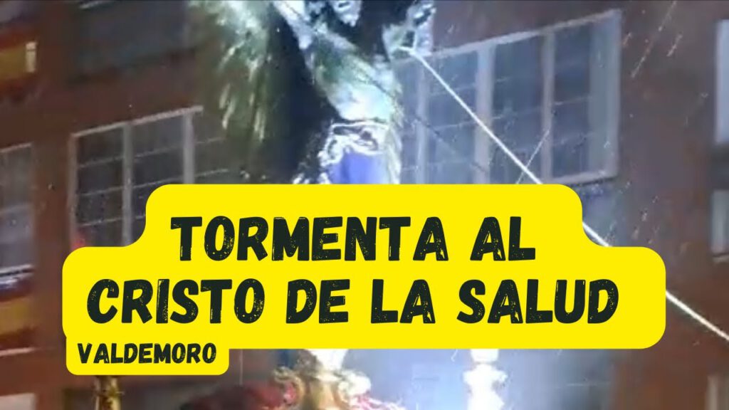 La Tormenta que sorprendió a los vecinos de Valdemoro durante las Fiestas del Cristo de la Salud